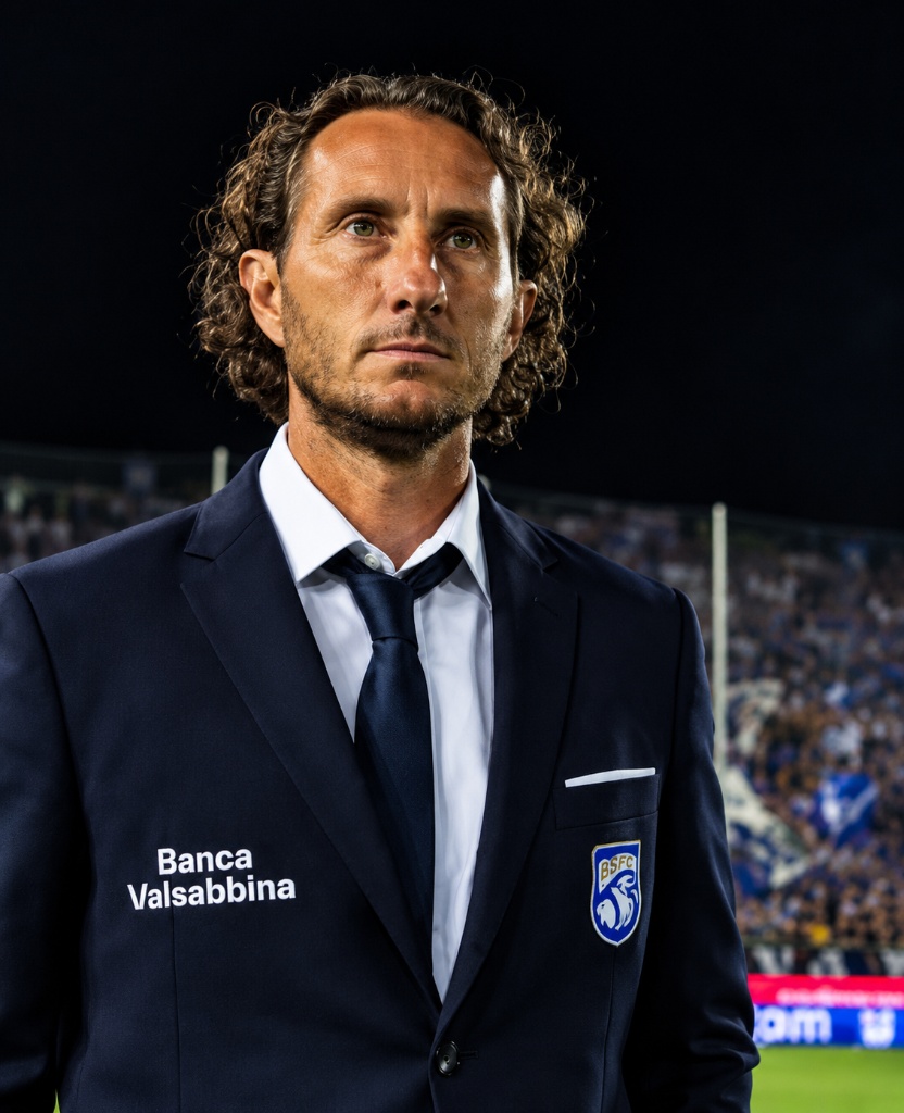 Mister Aimo Diana, allenatore del Perugia Calcio